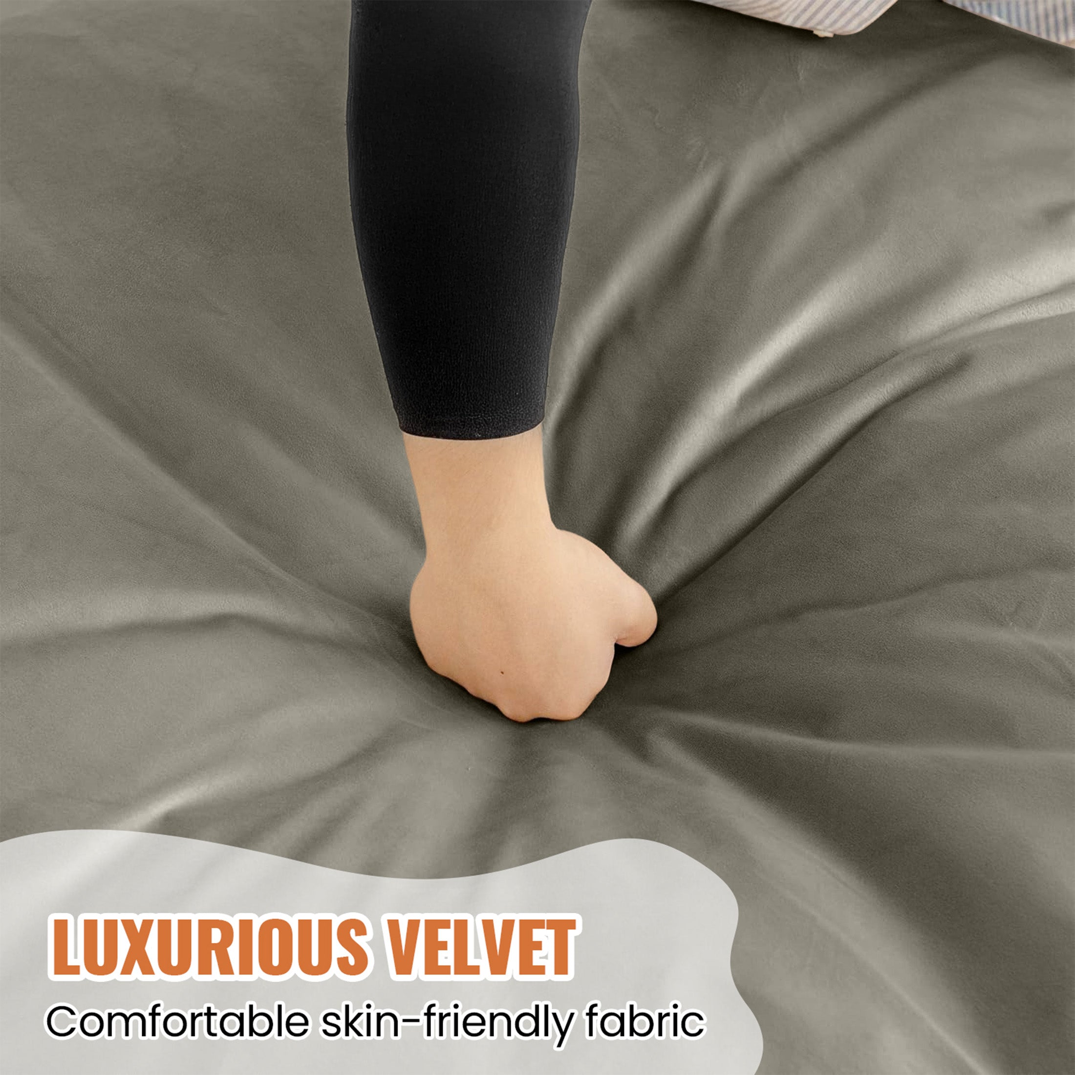 4FT Bean Bag Chair, Minimalist Bean Bag with Velvet Cover, Fluffy and Comfy Bean Bag for Adults, Bean Bag Sofa Filled with High-Density Sponge for Gaming (Yellowish Beige)