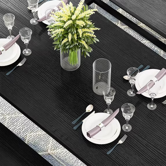 DKLGG Kitchen Table Set with 2 Benches, 47" Breakfast Nook Table Set , Sturdy Metal Leg Supports for Table Kitchen, Coffee Table Set and Everyday Use, Black 5 out of 5 stars (5.0) | 2 ratings