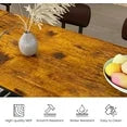 LinkRomat Modern Dining Table Set for 4,Artificial Marble Surface with 4 PU Cushioned Chairs,bar high table and chair sets,White