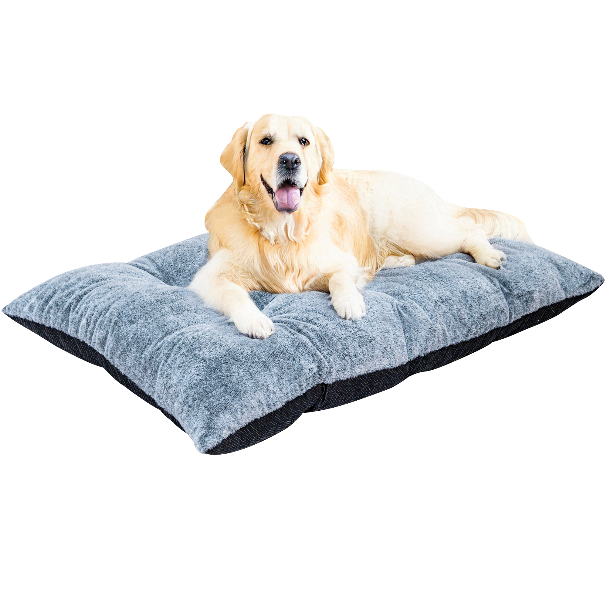 LinkRomat Washable Dog Bed for Small Dogs Dog Crate Mat 32 Inch Comfy Fluffy Kennel Pad Anti-Slip for Dogs Up to 60 lbs, 32" x 21"